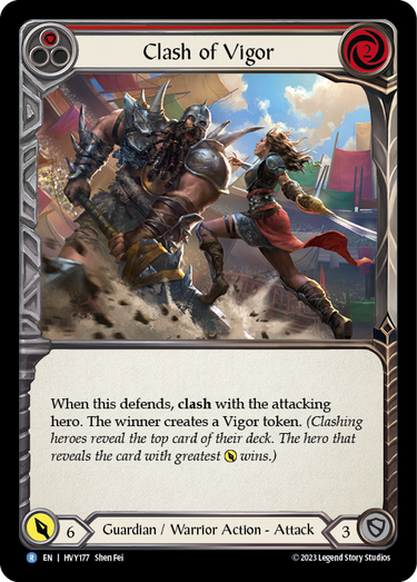 Clash of Vigor (Red)